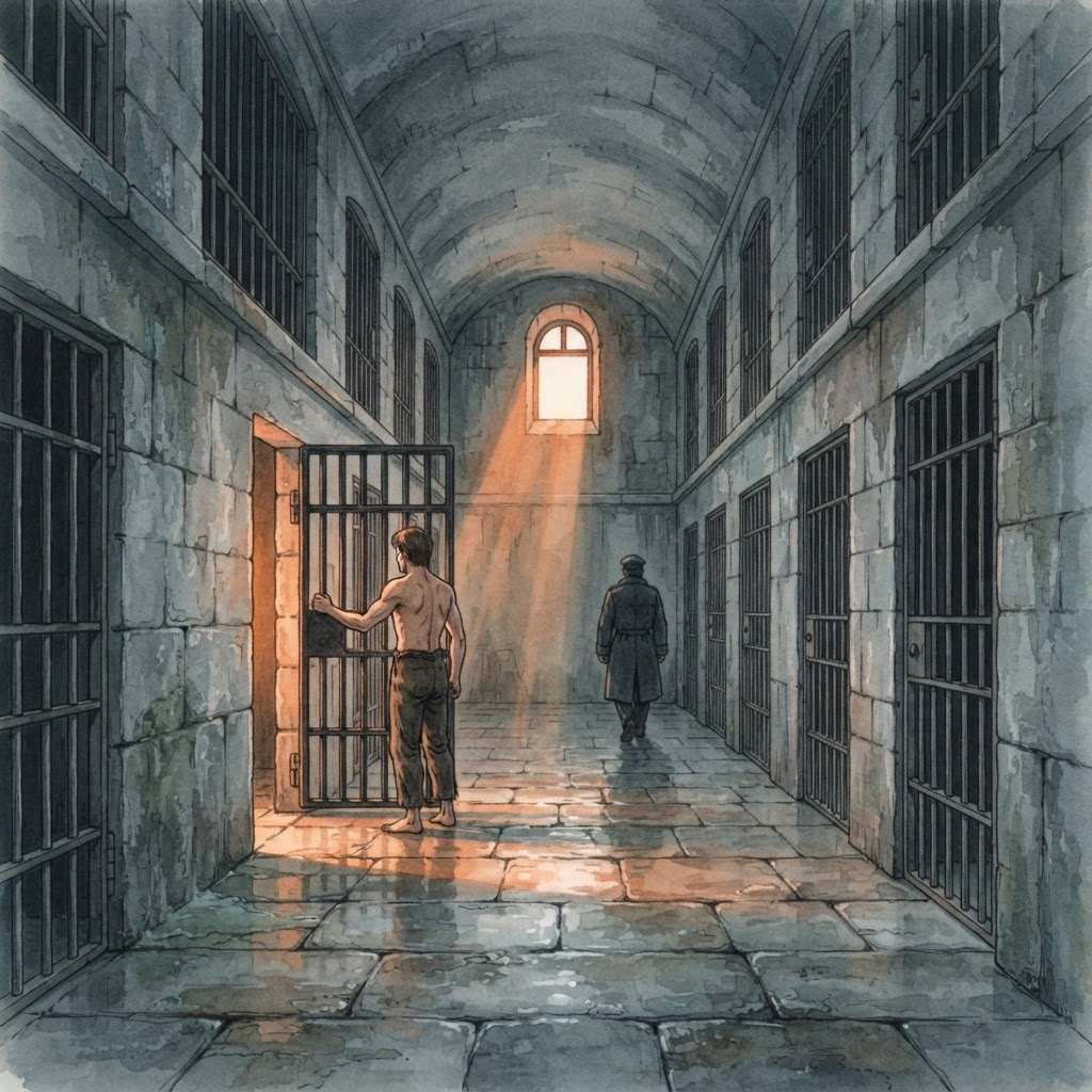Тюрьма — иллюстрация